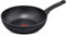 Generico Padella Antiaderente con Effetto Pietra alta wok saltapasta, Fondo Piatto, 28 cm, Manico Lungo, Lavabile in Lavastoviglie, Adatta induzione