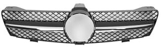 Haubengrill Für CLS Für Klasse W219 CLS350 CLS500 2005-2008 Auto Frontstoßstangengrill Chrom Black Diamonds Style Vorne Haube Kühlergrill(A-Chrome Black)