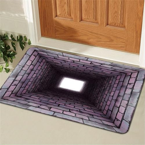 3D Optische Täuschung Fußmatte Rutschfest Indoor Outdoor Teppich Dekorative Willkommen Matte für Haustür Schlafzimmer Wohnzimmer
