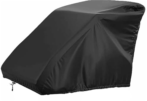 Fahrradanhänger-Abdeckung – wasserdichter Schutz, Staubschutz, Regenschutz | Design aus 210D-Oxford-Stoff, schwarz-silbernes Finish für die europäische Fahrradaufbewahrung im Freien