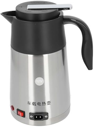 OVAQUIXI Bouilloire de Voiture Chaudière à Eau Chaude 12V Portable électrique Grande capacité pour Les Voyages en Famille