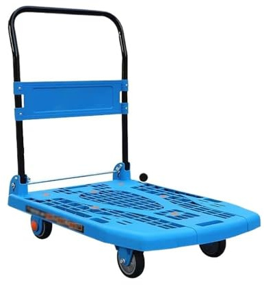 Carretilla de Mano Carro de Plataforma Hueca, Flexible, silencioso, sin Preocupaciones y Que Ahorra Trabajo Transpaleta Manual(Pequeño)