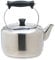 MasterClass Heavy Duty Induction-Safe Stovetop Kettle, 2 Litres (3.5 Pints) - Stainless Steel, Silver
