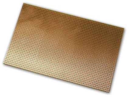 world-trading-net - Europlatine 160x100 mm, Lochrasterplatine, beschichtet mit Kupfer