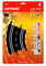 Cartronic Car-Speed Steilkurve 45° A (4 Stück) + 4 Leitplanken, Maßstab 1:43 - Zubehör für Cartronic Car-Speed Autorennbahn - für Kinder ab 6 Jahren