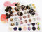 Vintageparts Cabochonset Advanced in antik bronzefarben für Ohrschmuck