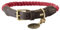 HUNTER List Hundehalsband, Leder, maritim, strapazierfähig, wetterfest, geschmeidig, 60 (L), bordeaux