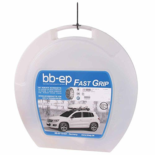 BB-EP Fast-Grip 16 - Die robuste 16mm-Schneekette für SUV, Van, 4x4/Geländewagen, Wohnmobile, Transporter und Leicht-LKW - TÜV, Ö-Norm (Made in Italy) (Fast Grip 16-247)