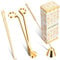 calary Candle Wick Trimmer, Candle Snuffer and Wick Dipper & Candle Accessory Set, 3 in 1 Candle Care Kit for Candle Lover (Gold)