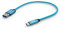 CBUS - Braided Cable USB-A to USB-C Fast Charge for Xiaomi Mi 10/10 Lite/10T/11 Lite and Ultra, POCO F3/M3 Pro/X3 NFC/X3 Pro, Redmi 9/9A/9AT/9C/9T, Redmi Note 8/8 Pro/9/9 Pro/9S/9T. (25cm, Blue)