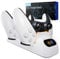 Orzly Duocharger per PS5- Caricatore Controller Compatibile con: Playstation 5, XBOX serie X | S Stadia e Nintendo Switch - USB-C Base Di Ricarica - Edizione Pearl White [Bianca]
