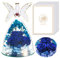 Vera Rosa Eterna in Angel Regalo Mamma, Donna Regalo Compleanno, Conservato Rosa Stabilizzata Fiore Cupola Angel, San Valentino Anniversario Regalo Compleanno per Mamma Moglie Madre Fidanzata Nonna