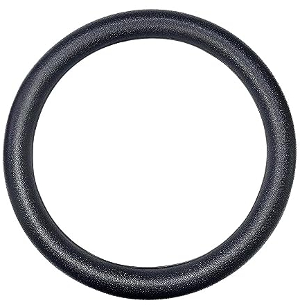 KQNM 1 Artikel 32-40CM lenkradhülle, lenkrad überzug, Lenkrad Abdeckung aus Silikon Lenkradschoner Universal Elastisch, rutschfest, Atmungsaktive Lenkrad bezug Abdeckung-Schwarz (1)