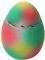 F Fityle Hundespielzeug Dino Egg, Hund Kauen Spielzeug Quietschen Pop-up Dinosaurier Ei, Quietschendes Dinosaurier Ei Spielzeug Training für Haustiere, Hunde, Kleine Welpen, Orange und Grün