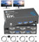 Hearvo Conmutador KVM de 8K a 60Hz, 2 monitores, 2 computadoras DisplayPort, interruptores KVM USB 3.0, monitor dual 4K a 120Hz para 1 juego de impresora de teclado, mouse y disco U con 2 cables USB