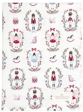 GreenGate Cindarella Geschirrtuch White 70x50cm