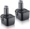 12V 4.8Ah DC9071 Ni-MH Replacement for Dewalt 12V Battery DC9071 DE9071 DW9072 DE9074 DE9075 DE9501 DW9071 DE9037 DE9072 152250-27 397745-01 Battery Cordless Power Tools (2-Pack)