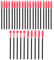 40pcs Nähmaschinenreinigung Pinsel Multifunktional wiederverwendbares Silikonbürste für Nähmaschinen Wartung und Pflege interner und Spulenbereich