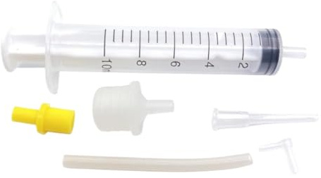 Hoping Druckkopf-Reinigungslösungsset für Pigment- und Sublimationsfarbstofftintendrucker – enthält Reinigungsflüssigkeit, Spritzen und Kappen für die Druckkopfwartung