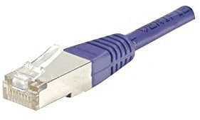 Dexlan - Cable de Red RJ45 (FTP, Cat. 6, 1,5 m), Color Morado