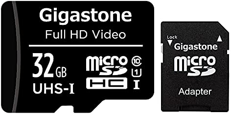 Gigastone Micro SD Card 32GB Micro SDHC U1 C10 90MB/S High Speed Memory Card Class10 Uhs Full HD Video Nintendo Gopro Camera Samsung Canon Nikon DJI Drone