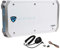 Rockville RXM-F4 Marine 4 Channel Amplifier 2400 Watt/1200w RMS+PA Microphone