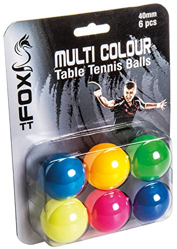 Fox TT Unisex-Erwachsene 6 Stück Bälle Tisch Tennis Bälle ? Multi