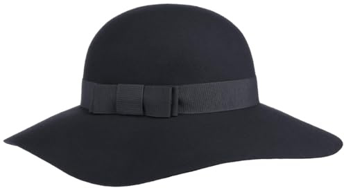 Lipodo Uni Floppy Hat Wool Felt Plain Ribbon Made in Italy Women Autumn Winter
