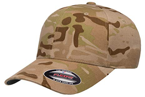 Flexfit Unisex, Baseball-Kappe, Multicam Arid, L-XL