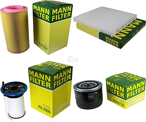 MANN-FILTER Inspektions Set Inspektionspaket Innenraumfilter Kraftstofffilter Luftfilter Ölfilter