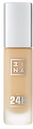 3INA MAKEUP - The 24H Foundation 624 - Ultraleichtes gelb Foundation mit Unterton Gelb - Foundation Hauttonanpassend - 24H Langlebige Formel Wasserdichte Foundation - Vegan - Cruelty Free