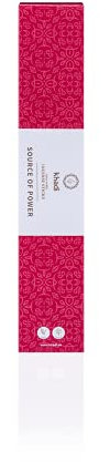 khadi Source of Power Ayurvedische Räucherstäbchen - Frischer & belebender Duft - 100% natürlich & vegan - Traditionell handgefertigt - 15 g