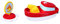 BBJunior Splash'N Play - Fire Boat: Feuerwehrboot, ideal für Wasser geeignet, inkl. Wassersprüh-Funktion, ab 24 Monaten, 15 cm, rot (16-89015)