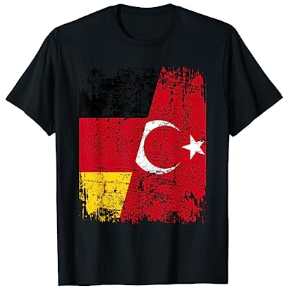 TÜRKEI DEUTSCHLAND Flagge | Damen Herren Kinder | TÜRKIYE T-Shirt