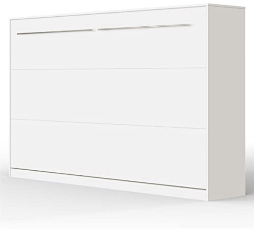 SMARTBett Schrankbett Standard Weiss 120 Horizontal