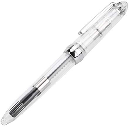 Fountain Pen Fine Eye Dropper Fountain Pen Transparent Acrylic Fountain Pen for Business Trips, Signing Documents, Travel, and Handwriting