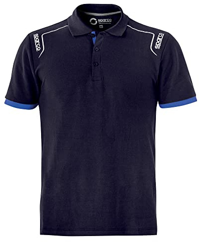 Sparco Poloshirt, Blau, Standard, Unisex, Erwachsene