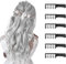 Peignes à craie pour cheveux pour filles,Coloration temporaire vive pour enfants,Cadeau d'anniversaire 4-12 ans,de couleur lavable pour enfants,Pâques,fête des mères,cadeau de fête des enfants(Blanc)