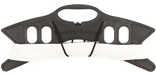 HQ Design - ideale Leinen für Lenkdrachen, Hi-tech Polyesterleinen auf Winder, extrem dünne, leichte, dehnungsarme Fasern, Made in Germany, Zubehör, div. Stärken (45kp (weiß), 2X 25m)
