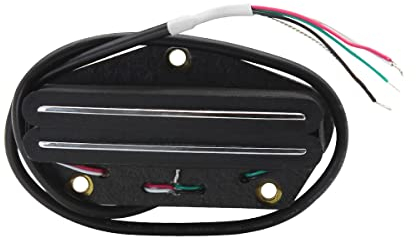 FLEOR Alnico 5 Tele-Tonabnehmer Hot Rail Humbucker Bridge Pickup 6-7K Fit Fender Tele Gitarre Teil