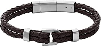Fossil Armband Für Männer Heritage, Innenlänge:180~195mm Silber Edelstahlarmband, JF04203040