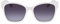KARL LAGERFELD Damen KL6087S Sonnenbrille, Weiß, Einheitsgröße