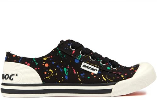 Rocket Dog Jazzin Splash Womens Trainers Black Multi