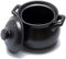 fUfIzU Cazuela con Tapa, Gres De Cocina, Olla para Cocinar, Sopa De Sopera, Cazuela De Piedra con Tapa, Olla Caliente Saludable De Cerámica De Doble Asa, Gres Negro,1.5L