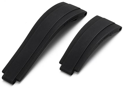 EGSDSE Rolex 20 mm 21 mm Kautschuk-Uhrenarmband mit silberner Schnalle, 21mm, Achat