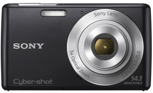 Sony Cybershot DSC-W620 Digital Camera 14.1 MP with 5x Optical Zoom and 2.7-Inch LCD Black (Renewed)