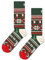 Happy Socks Weihnachtsocken - lustige Socken für Geschenk und Weihnachtsdekoration