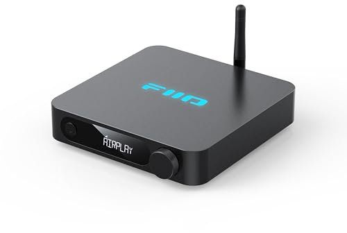 FiiO SR11 - Streaming Musik Reveiver WiFi/LAN, unterstützt bis zu 768kHz/32bit, DSD256, LCD Display, Fernbedienung