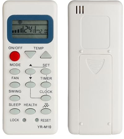 YR-M10 Mando a Distancia Compatible con Haier Daitsu Aire Acondicionado AC Controlador YR-M05 YR-M07 YR-M09 YL-M05 9AHH0144 9AHH1077 DS-7UC DS-9UC DS-12UC DS-7HTA DS-9HTA HSU-12RD03/R1 Sustitución