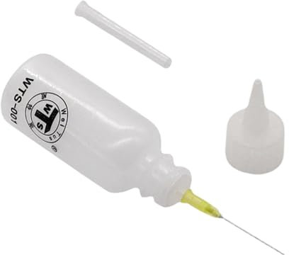 Squeeze Bottle with Needle Tip, Needle Tip Bottle - Quilling Tool with Needle for Bottle with Precision Tip | Portable Solvent Applicator for Bott Oil